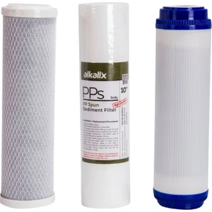 Water Jobs Açık Kasa Üçlü Filtre Seti Nsf Sertifikalı  Açma Anahtarı Hediyeli