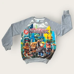 Roblox Baskılı Erkek Çocuk Sweatshirt