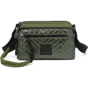 Smart Bags Parlak Kumaş Çapraz Askılı Kadın Postacı Çantası 3249