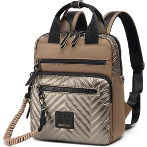 Smart Bags Parlak Kumaş Küçük Boy Askılı Kadın Sırt Çantası 3250