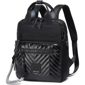 Smart Bags Parlak Kumaş Küçük Boy Askılı Kadın Sırt Çantası 3250