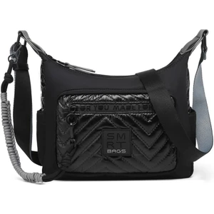 Smart Bags Parlak Kumaş Çapraz Askılı Kadın Postacı Çantası 3251