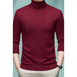 2'li  Erkek Tüylenmeyen Boğazlı Triko Kazak Balıkçı Triko Kazak