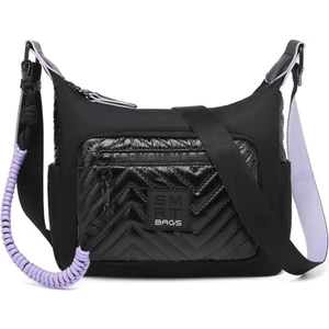 Smart Bags Parlak Kumaş Çapraz Askılı Kadın Postacı Çantası 3251