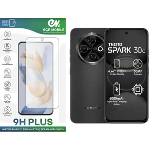 Tecno Spark 30C Ekran Koruyucu Mat Parmak Izi Bırakmayan Uyumlu Esnek Nano Kırılmayan