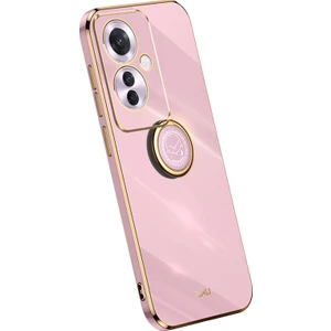 Oppo RENO11 F 5g Elektrokaplama Tpu Telefon Kılıfı ve Kickstand (Yurt Dışından)