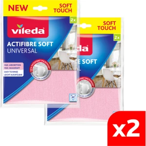 2 Paket 2'li Actifiber Mikrofiber Temizlik Bezi