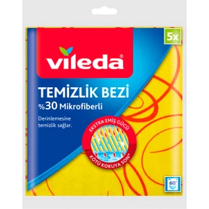 Mikrofiber Temizlik Bezi 33x35 cm 5+1 Avantaj Paketi Sarı