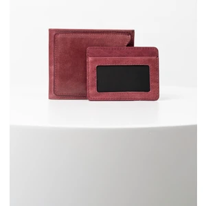 Ekstra Kartlıklı Kibar Crazy Bordo Hakiki Deri Erkek Cüzdan