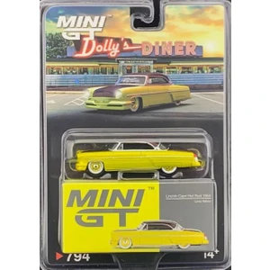 Mini Gt Lincoln Capri Hot Rod 1954 Lime Yellow 794