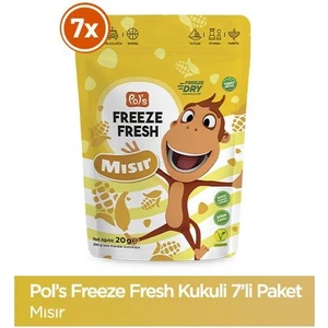 Kukuli Freeze Fresh Mısır 25 g x 7 Adet