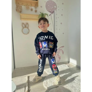 Narin Kids Sonic Detaylı Erkek Çocuk Tarz Eşofman Takımı 2