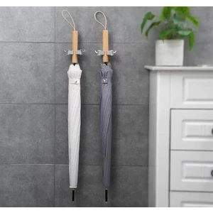 Pure Age 2 Paket (6 Adet) Çok Amaçlı Paspas Süpürge Fırça Ve Mob Askısı Sap Tutucu Mutfak Ve Banyo Askısı 3'Lü Set 