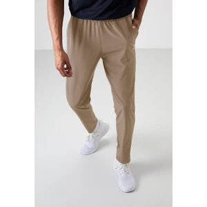 Tommy Life Bej Polyester Ince Yumuşak Comfort Fit Erkek Eşofman Alt - 82119