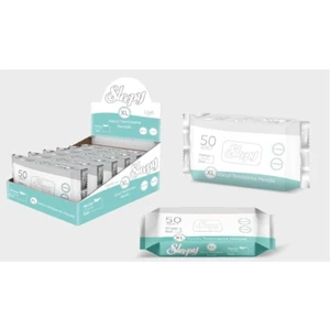 Vücut Temizleme Mendili Sleepy xl 50"li x 12