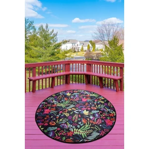 Chilai Home Pictura Siyah Balkon Djt Çap 140 cm