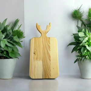 Lunandhome Yılbaşı Serisi Ren Geyiği Sunum Kesme Tahtası