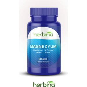 Magnezyum Bisglisinat L-Treonat Malat Sitrat 60 Kapsül