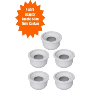 Adaptör Lavabo Sifon Gider Contası 5 Adet