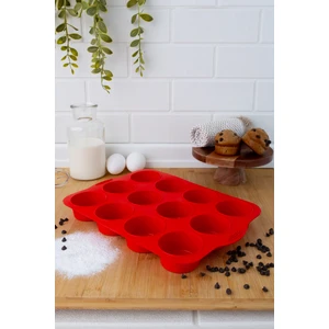 SL-030 12'li Silindir Muffin Kek Kalıbı