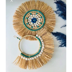 Emekhome Rafya Ikili Turkuaz Set