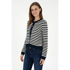 U.S. Polo Assn. Kadın Lacivert Hırka (Triko) 50297119-VR033