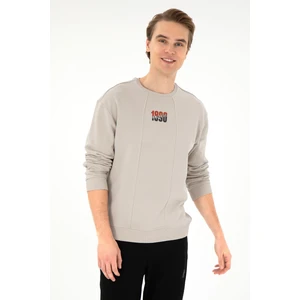 U.S. Polo Assn. Erkek Taş Sweatshirt 50293430-VR049
