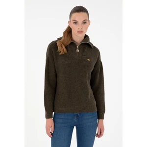 U.S. Polo Assn. Kadın Haki Kazak /triko 50297086-VR027