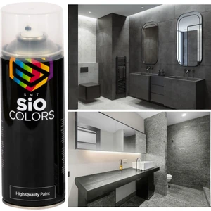 Sio Colors Banyo Fayans Klozet Duşakabin Vernikli Sıvıya Dayanıklı Sprey Boya 400 ml