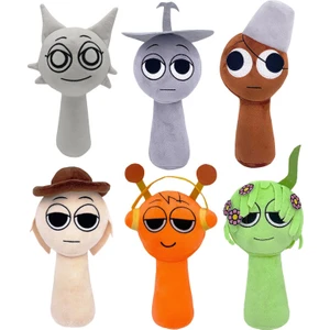 6 Parça Set 25CM Sprunki Ritim Kutusu Oyuncak Peluş (Yurt Dışından)