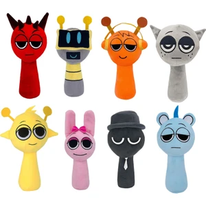 8 Parça Set 25 cm Sprunki Ritim Kutusu Oyuncak Peluş (Yurt Dışından)