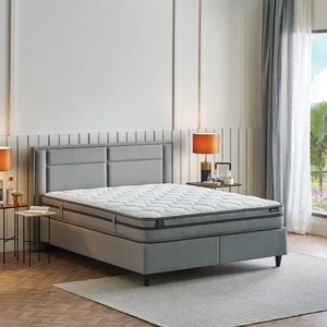 Fresh Sense Pro Yatak, Baza, Başlık 3'lü Set - Gri