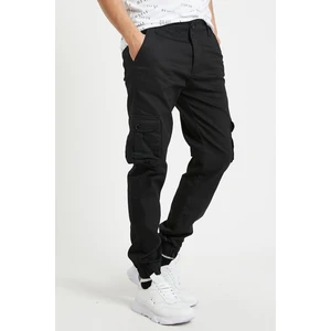 Serseri Jeans Slim Fit Körüklü Cep Paça Lastikli Esnek Kumaş Erkek Kargo Pantolon