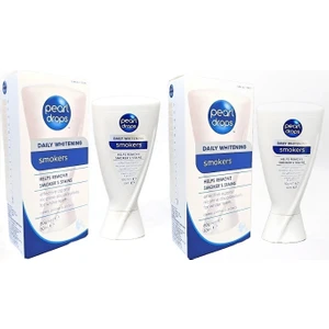 Pearl Drops Smokers-2 adet. Sigara içenler için leke çıkartıcı extra naneli Jel Diş Macunu 50ml