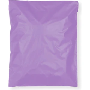 Cepsiz Lila Kargo Poşeti 30X37+5 cm - 100 Adet