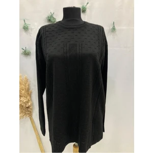 Anne Kadın Siyah Triko Kazak Bluz