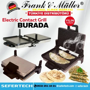 Frank & Müller Germany | Silex Versiyon Electro Contact Grill | Pizza, Lahmacun ve Grill Makinesi
