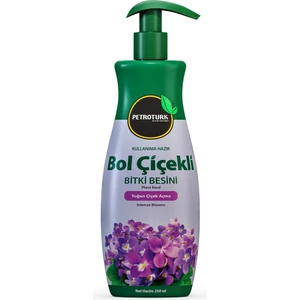 Petroturk Kullanıma Hazır Bol Çiçekli Sıvı Bitki Besini - Çiçeklenmeyi Artıran Özel Formül 250ml