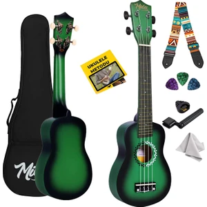 UKX-600GR Sunburs Efektli Maun Concert Ukulele Full Set