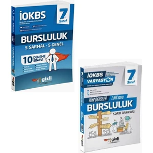 Gizli Yayınları 2025 7. Sınıf 10 Bursluluk Deneme - Tüm Dersler Soru Seti 2 Kitap