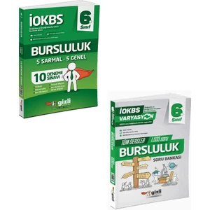 Gizli Yayınları 2025 6. Sınıf 10 Bursluluk Deneme - Tüm Dersler Soru Seti 2 Kitap