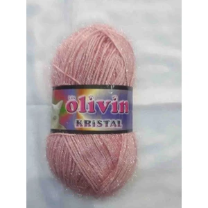Simli Kristal Ip 5 Adet Renk Pudra