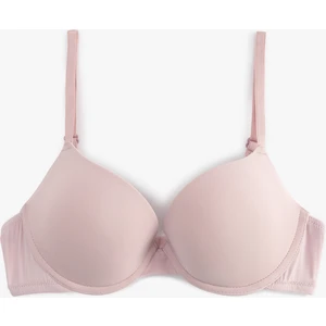 Dolgulu Balenli Kaplı Push Up Sütyen