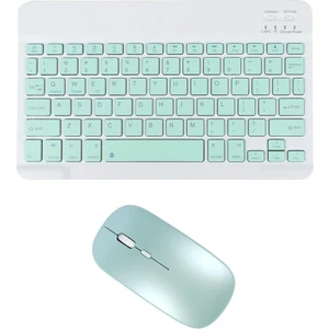 Redmi Pad Pro 12.1" Uyumlu Kablosuz Bluetooth Şarj Edilebilir Klavye Mouse Seti - Yeşil