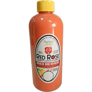 Akrilik Hobi Boyası Redrose 10 Renk  Varyant 500ML