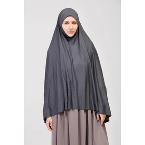 Manolyaşal Pratik Eşarp Standart Beden Peçeli 5xl Sufle - Füme