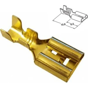 - 6,3 mm Dişi Fiş Tırnaklı Terminal Kablo Ucu SF1D  -50 ADET