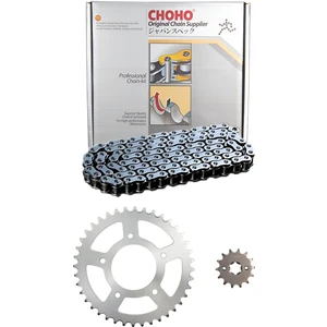 Super Moto Pulsar Ns 200-RS 200 Zincir Dişli Seti Choho (Dişliler Ön 14T Arka 40T)SIYAH Oringli Zincir Arasmto