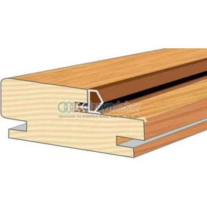 Ahşap Kapı Fitili, Ses Contası Çatılı Kenardan