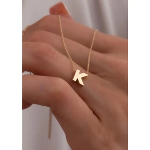 Bayar Gold 14 Ayar Altın K Harf Kolye